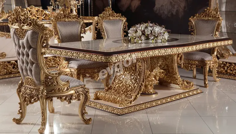 Taç Mahal Klasik Yemek Masası - 1