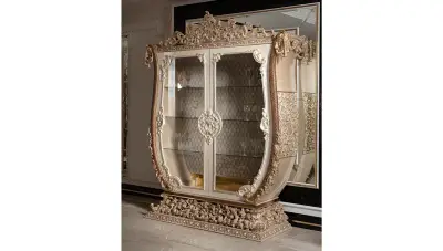 Taç Mahal Krem Klasik Yemek Odası - 6