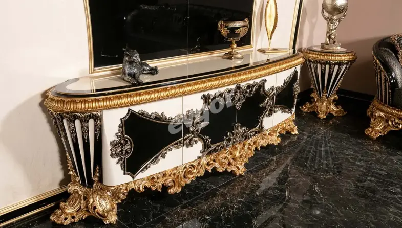 Tandiya Siyah Klasik TV Ünitesi - 2