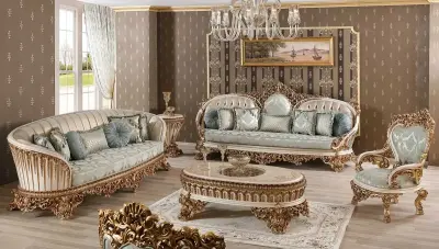 Tandiya Luxury Sofa Set - 1