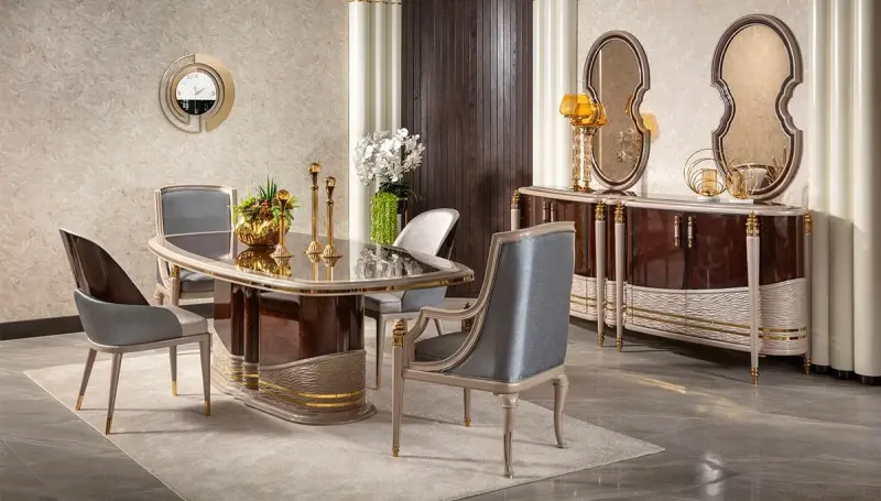 Valeria Ceviz Yemek Odası - 1