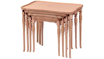 Troçka Havuzlu Ribbed Zigon Coffee Table