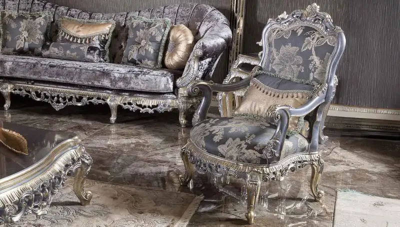 Ürgüp Classic Sofa Set - 4