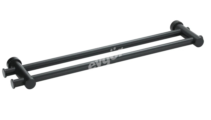 Utopic Mat Siyah İkili Havlu Bar