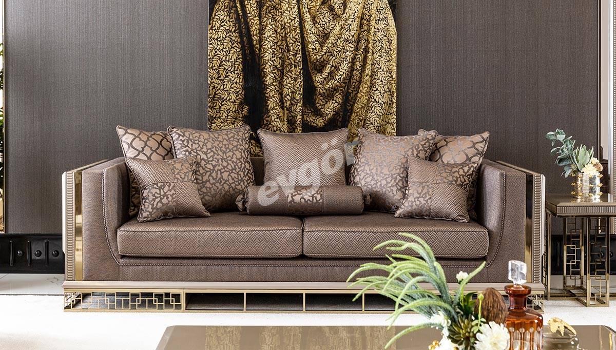 Versace Metal Sofa Set - 7