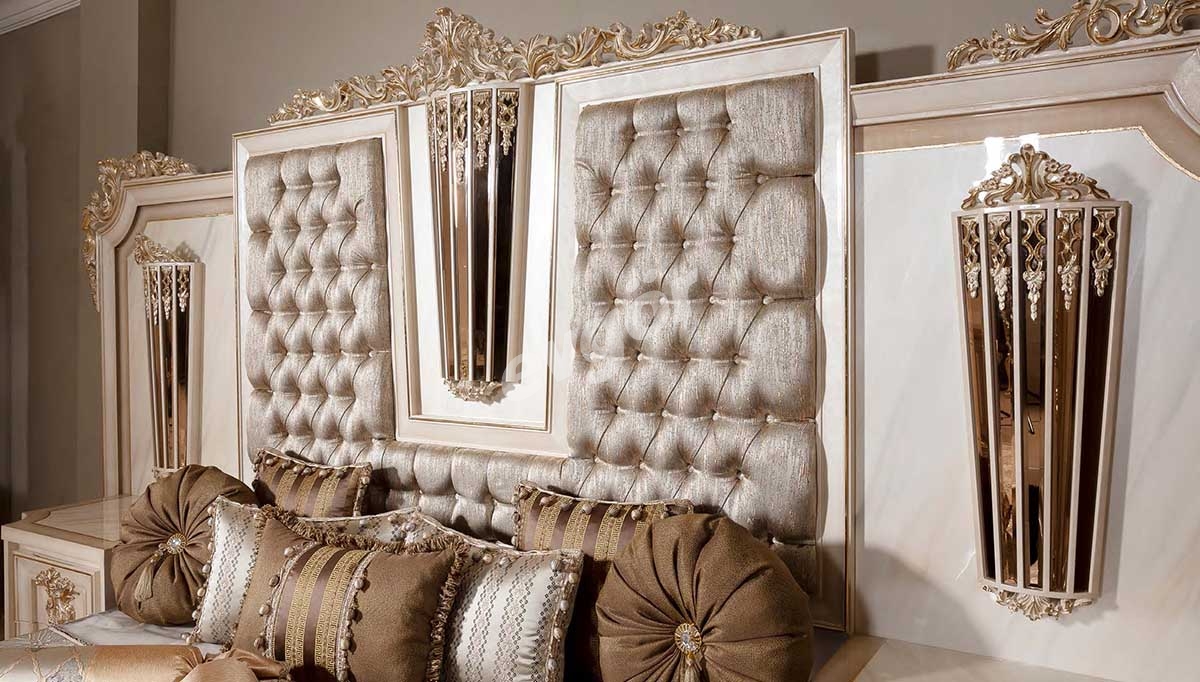 Zarafet Beyaz Klasik Yatak Odası - 3