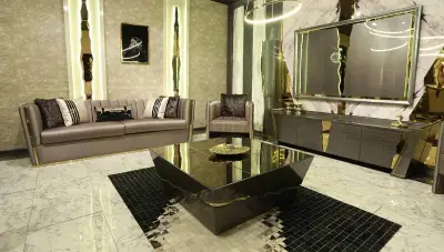 Asmara Luxury Sofa Set - Thumbnail