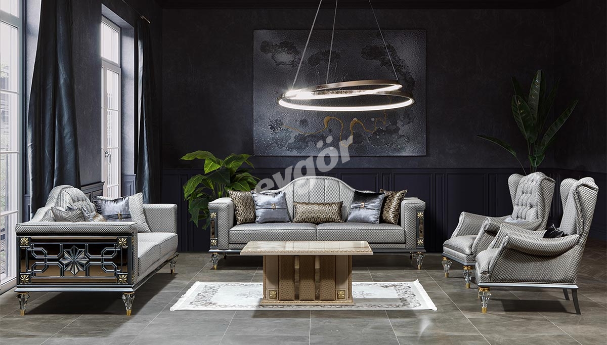 Ayesfa Gray Sofa Set