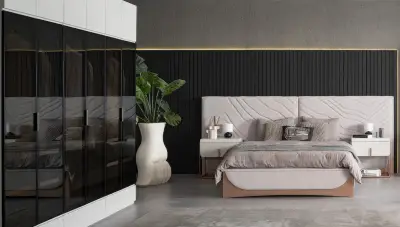 Barok Modern Yatak Odası - Thumbnail