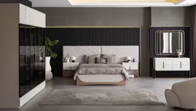 Barok Modern Yatak Odası - Thumbnail
