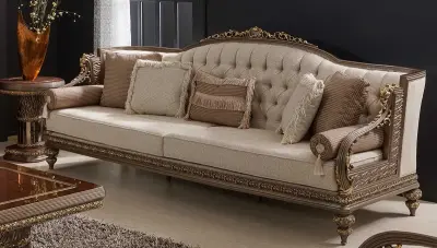 Basbug Classic Sofa Set - Thumbnail