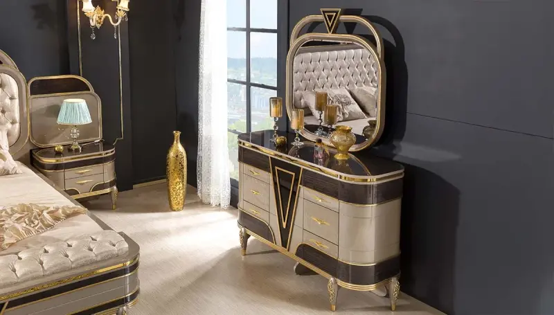 Beatrice Lüks Şifonyer + Ayna