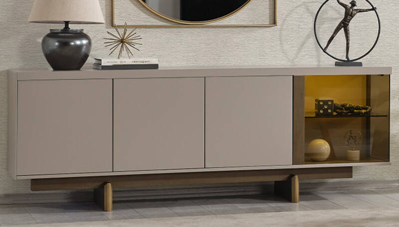 Begonvil Krem Modern Konsol 