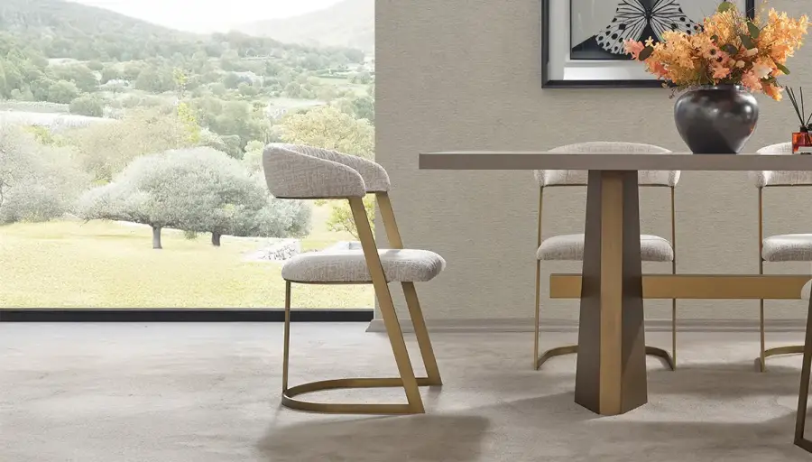 Begonvil Krem Modern Sandalye - 1