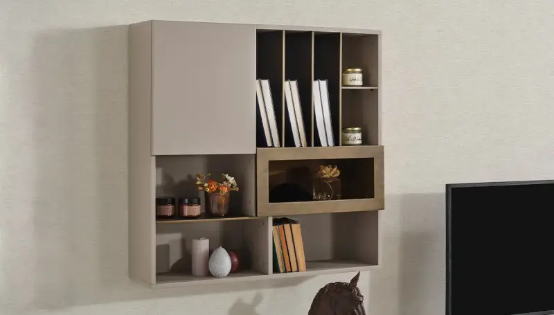 Begonvil Krem Modern TV Rafı 