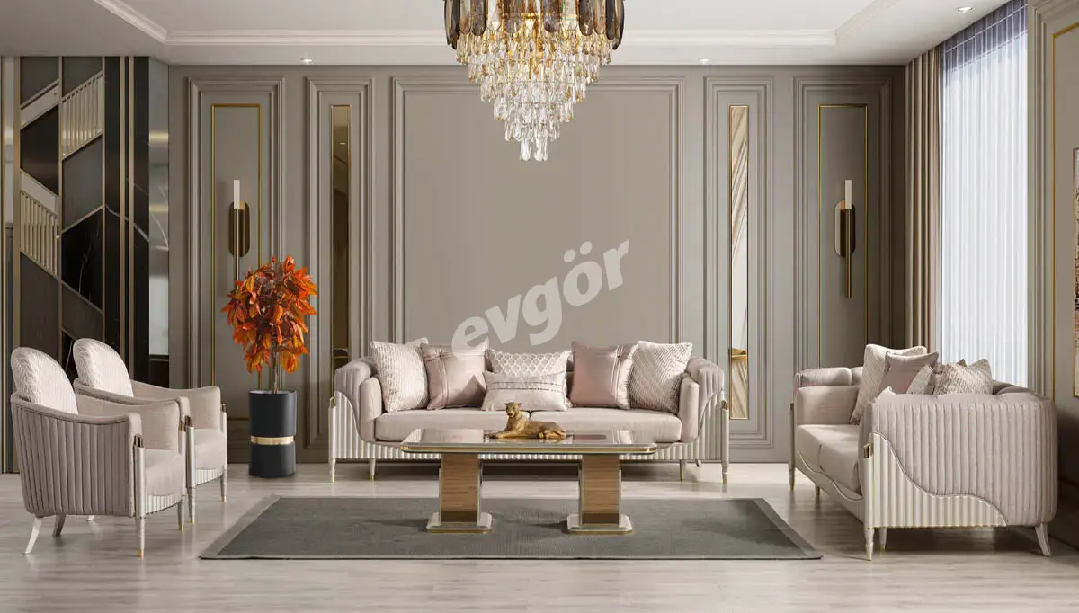 Bellas Modern Sofa Set Evgor Furniture