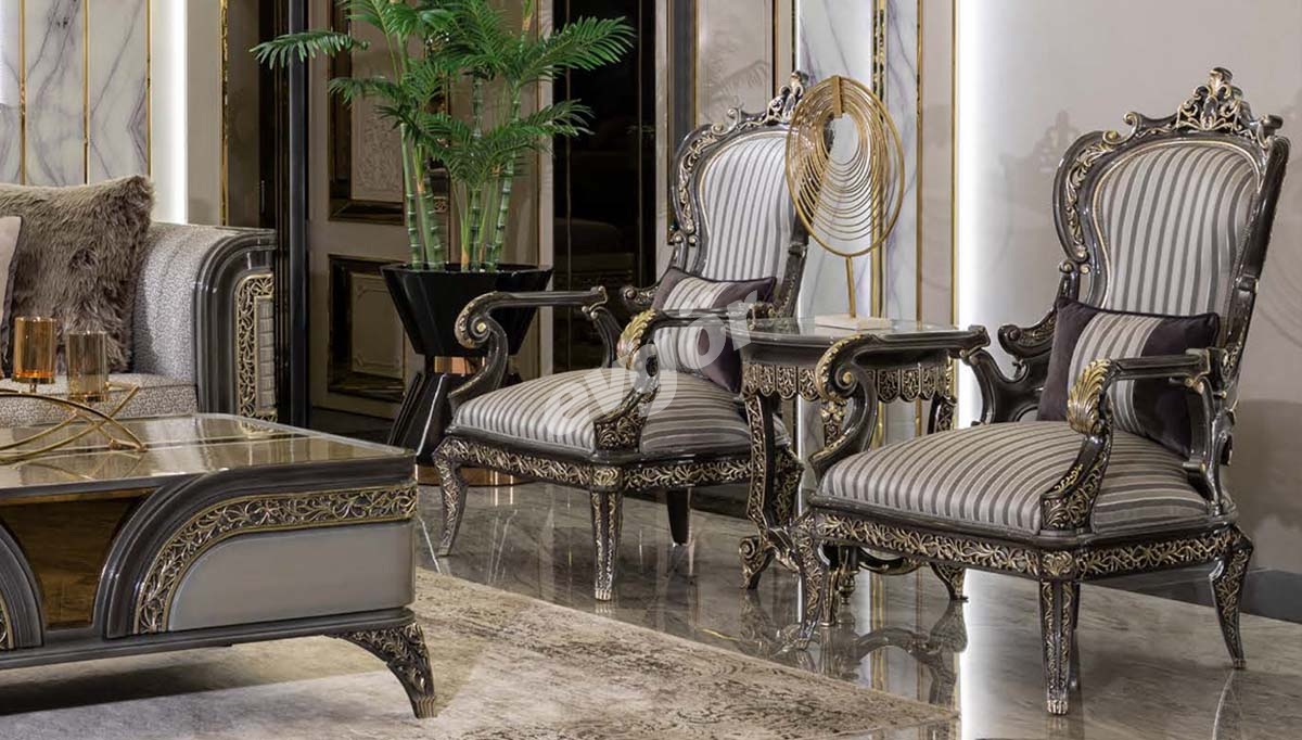 Berguzar Luxury Sofa Set - Thumbnail
