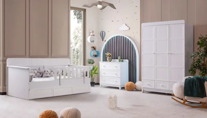 Beril Beyaz Çocuk Odası - 1