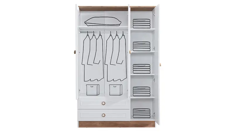 Betta 3 Kapaklı Dolap - 2