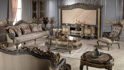 Beylerbeyi Classic Sofa Set