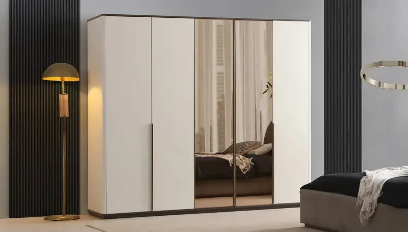 Bodrum Modern Beş Kapılı Dolap 