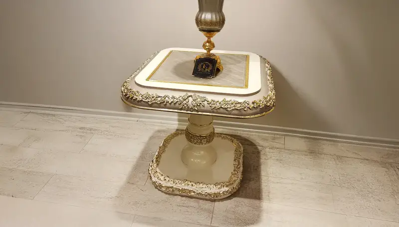 Brilliant Krem Klasik Koltuk Takımı - 6