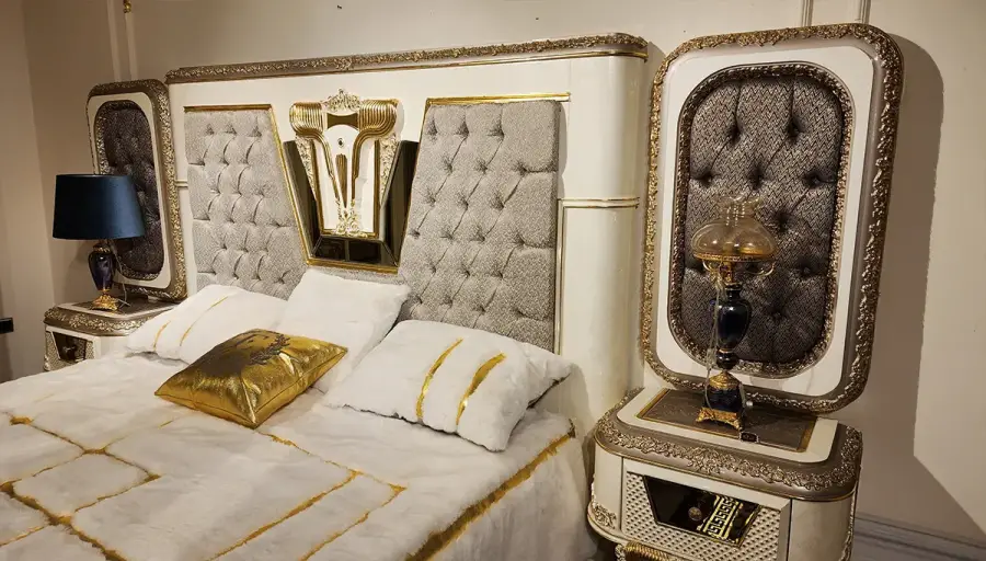 Brilliant Krem Klasik Yatak Odası - 2