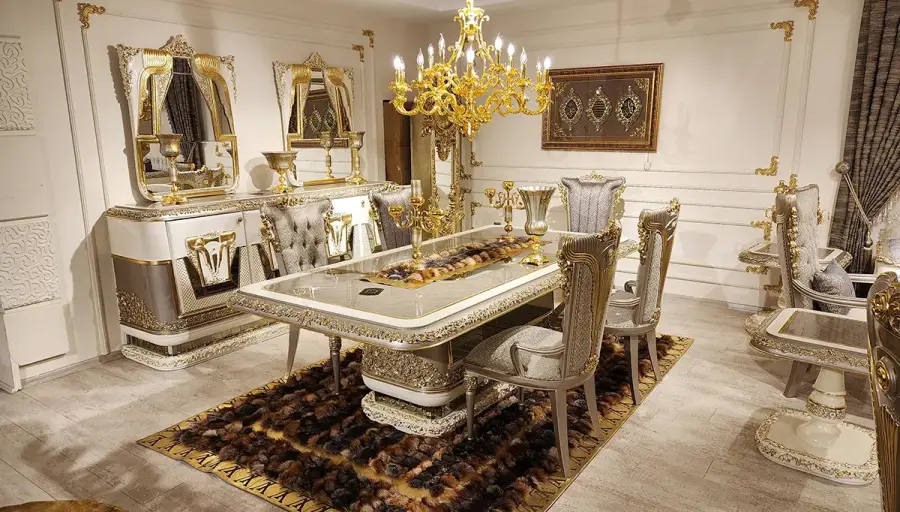 Brilliant Krem Klasik Yemek Odası - 1