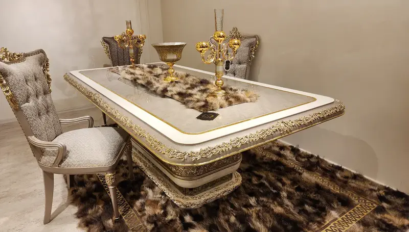Brilliant Krem Klasik Yemek Odası - 3