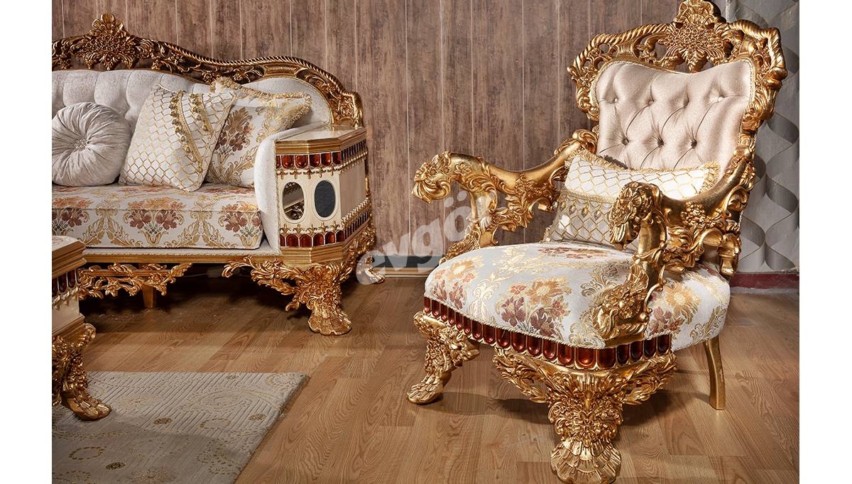 Cihangir Classic Sofa Set