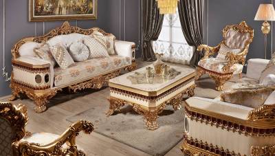 Cihangir Classic Sofa Set - Thumbnail