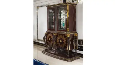 Crown Desenli Klasik Yemek Odası - 7