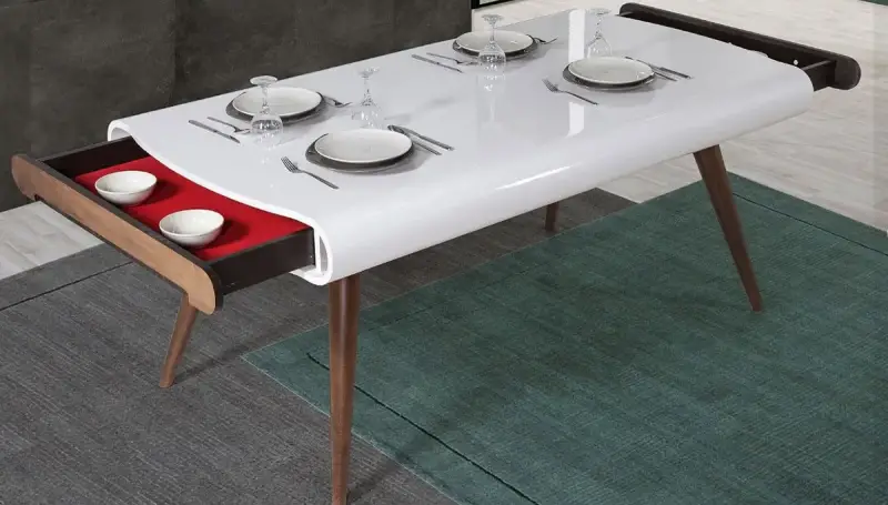 Delüx Modern Yemek Masası (Hemen Teslim ) 