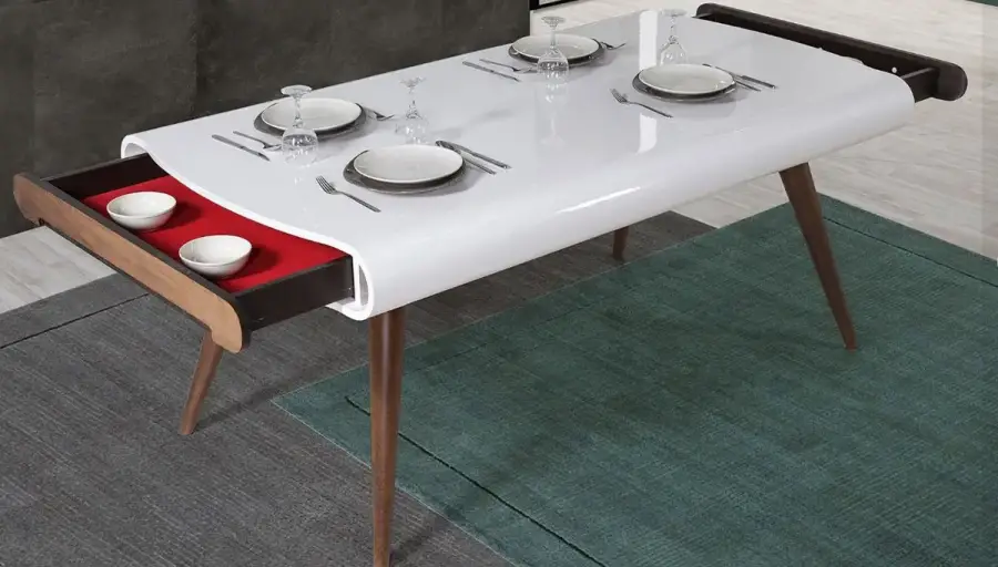 Delüx Modern Yemek Masası (Hemen Teslim ) - 1