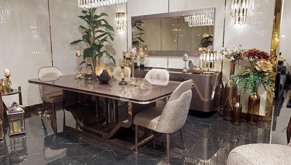 Diamond Luxury Metal Dining Room - Thumbnail