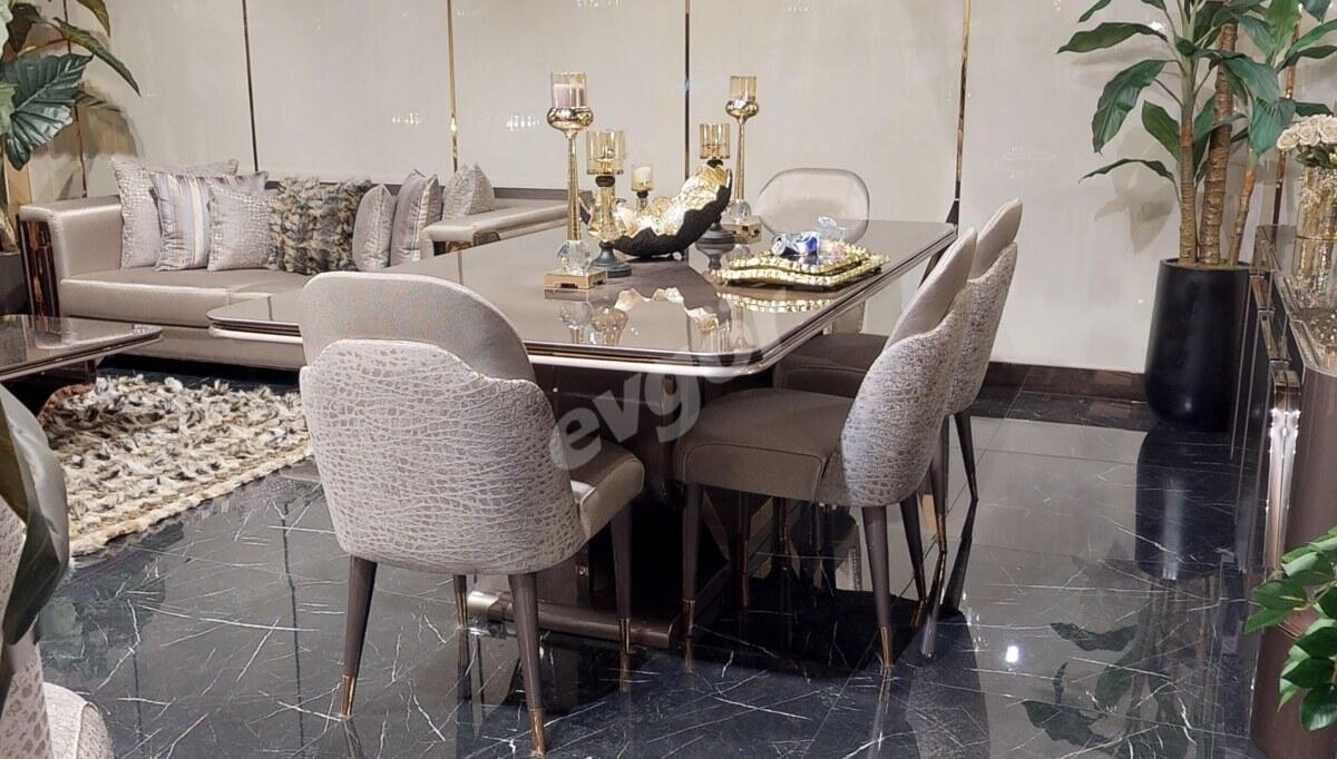 Diamond Luxury Metal Dining Room
