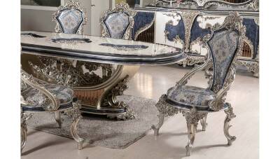 Dilruba Klasik Gri Sandalye