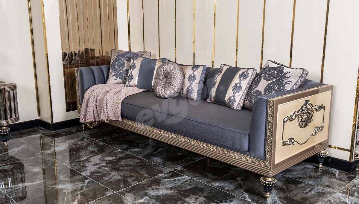Eflatun Classic Sofa Set
