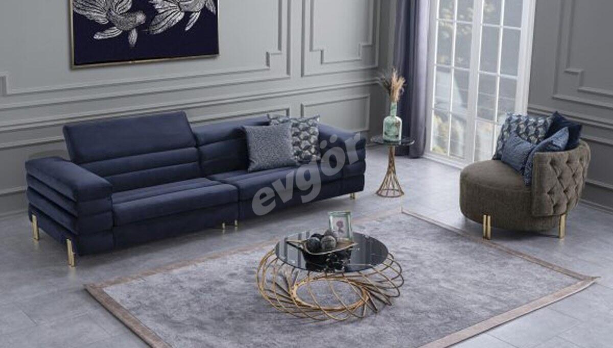 Elegant Metal Sofa Set - Thumbnail