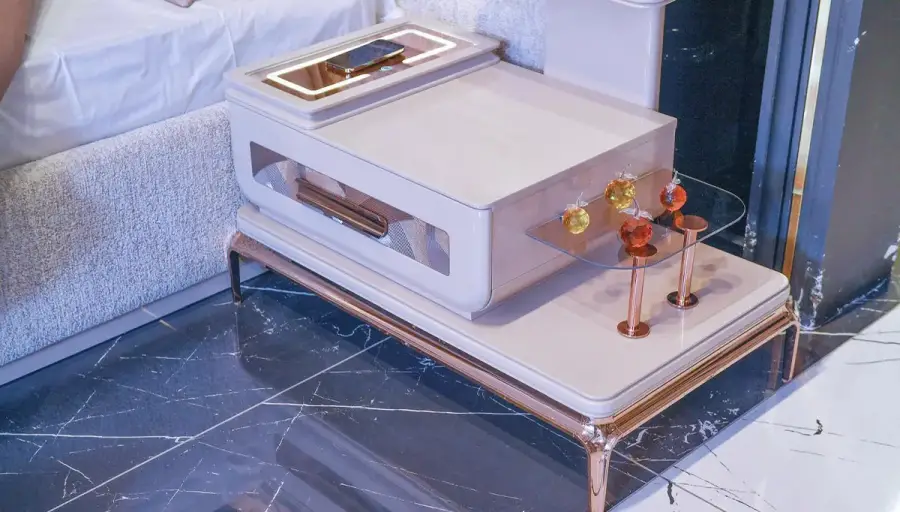 Elina Lüks Şarj Modüllü Komodin - 1