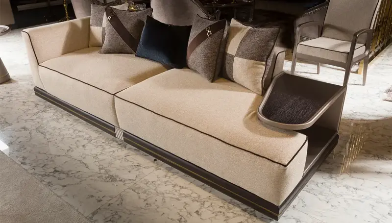 Elisya Lüks Bej Koltuk - 1