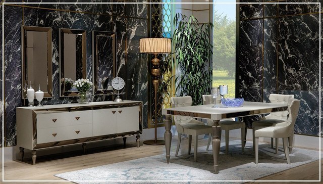 En Zarif Mermer Yemek Masaları Nasıl Dekore Edilebilir?