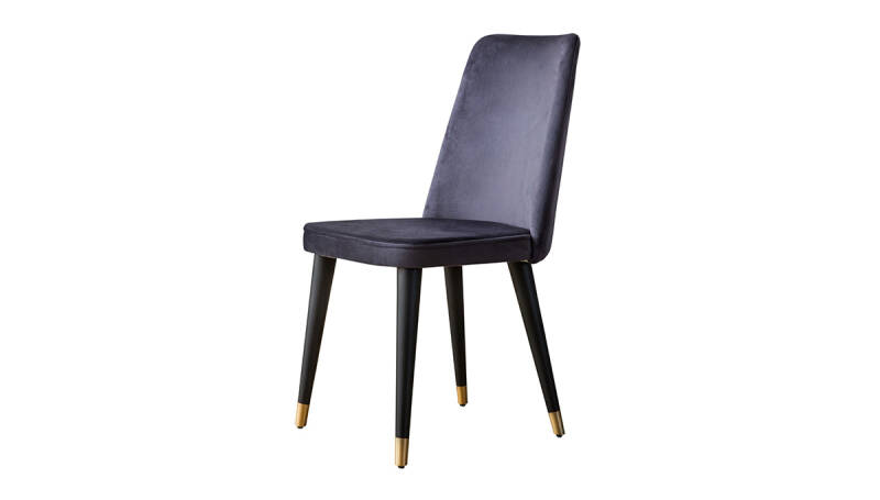 Adelya Antrasit Gri Modern Sandalye