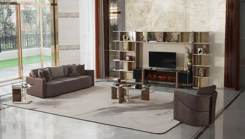 Ahsen Modern Sofa Set - 1