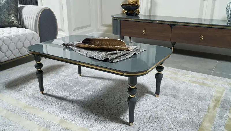 Akron Modern Krem Koltuk Takımı - 8