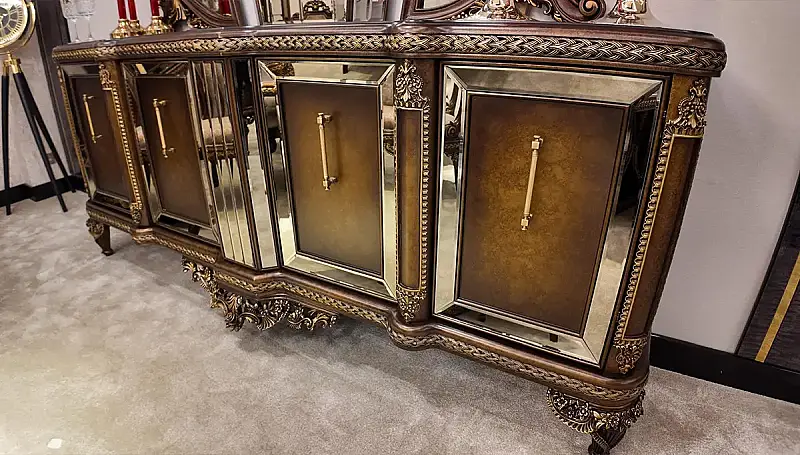 Aledo Walnut Avant-Garde Sideboard