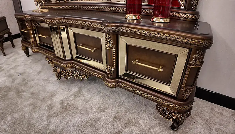 Aledo Walnut Avant-Garde TV Unit