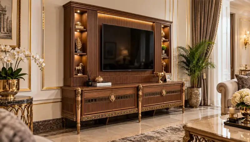 Alin Wooden TV Unit - 2