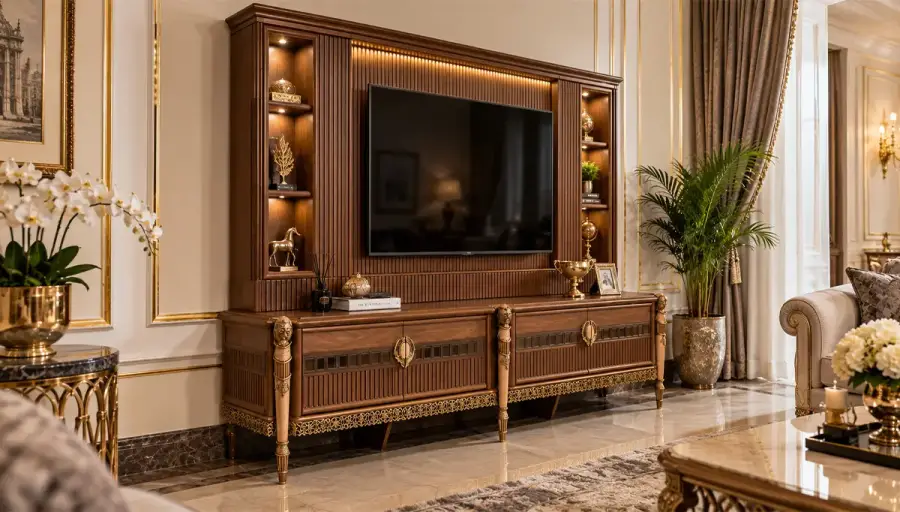 Alin Wooden TV Unit - 2