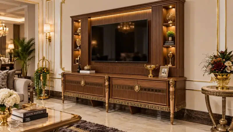 Alin Wooden TV Unit - 3